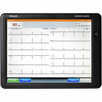 Электрокардиограф (ЭКГ) Schiller Cardiovit MS-2010 с сумкой и программой расчетов