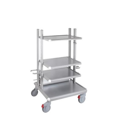 Стойка эндоскопическая Эндомедиум EndoShelf низкая 4 полок