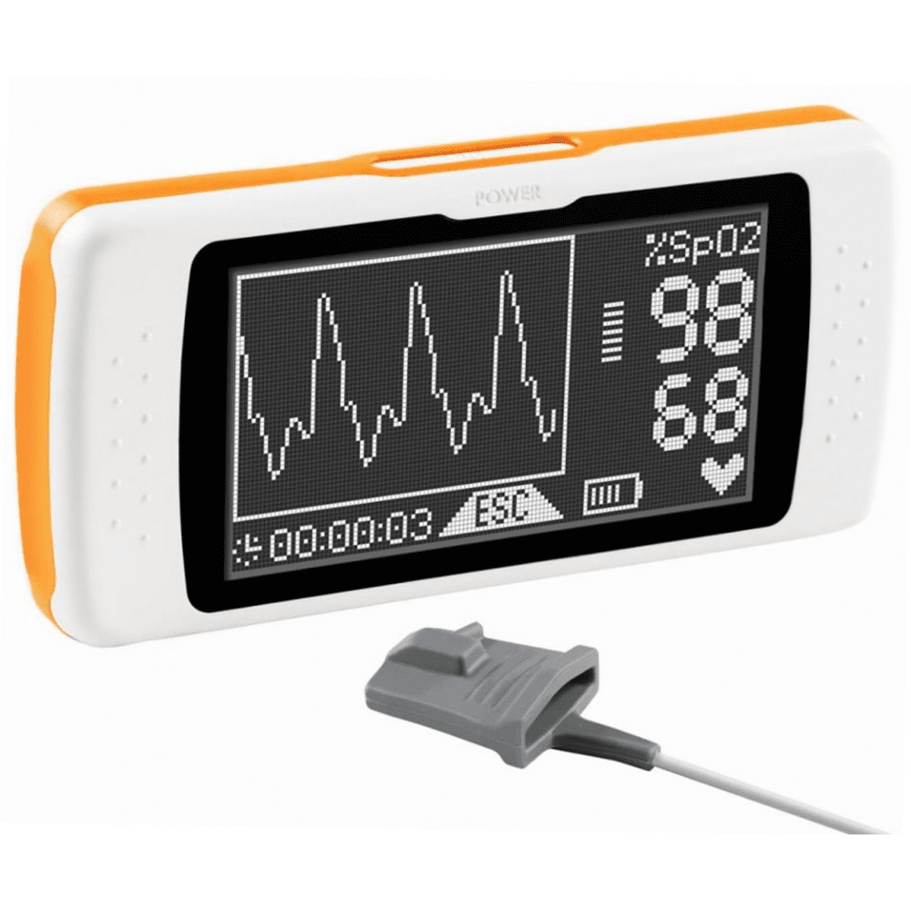 Аппарат для спирометрии и пульсоксиметрии (спирометр) Spirodoc Oxymeter c принадлежностями (Италия)
