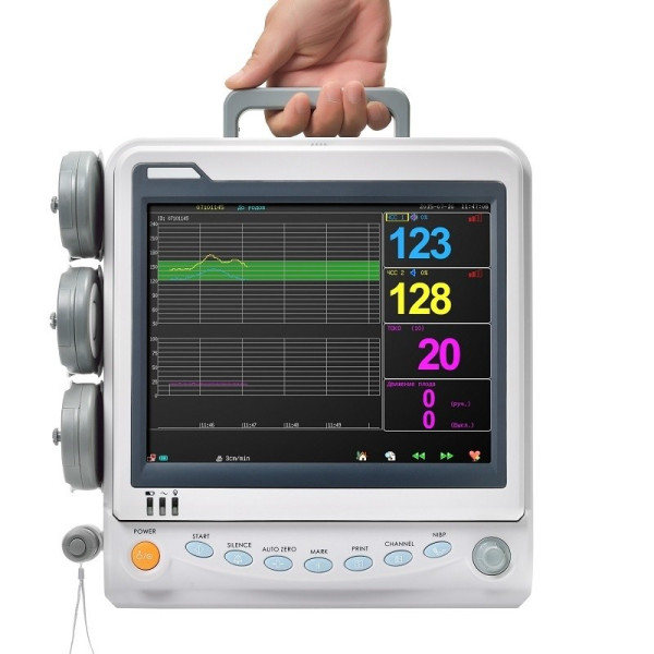 Фетальный монитор General Meditech «G6В» с беспроводными датчиками