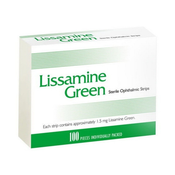 Офтальмологическая тест-полоска Contacare Ophthalmics and Diagnostics Lissamine Green